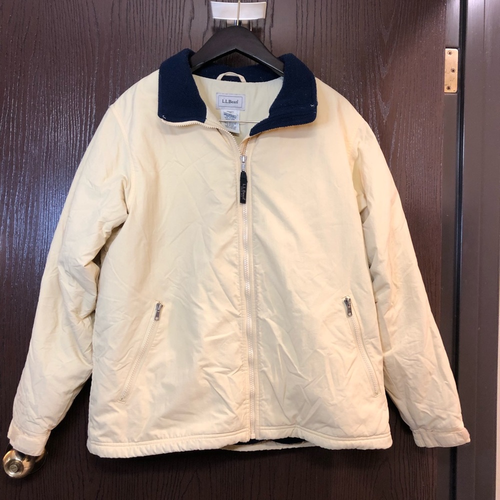 L.L. Bean Womens Yellow  Jacket, Regular L